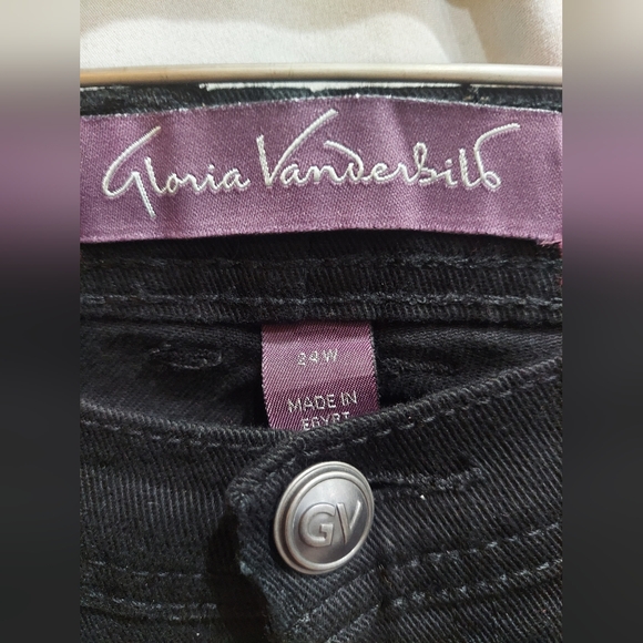 GLORIA VANDERBILT Women's Dark Jeans Size 24W - Picture 1 of 8
